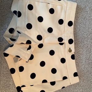 J Crew polka dot shorts